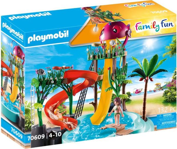Playmobil Aqua Park With Water Slides  
